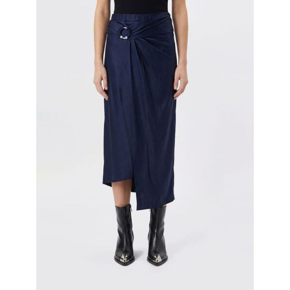 Rabanne Skirt Woman Blue - Picture 1 of 4